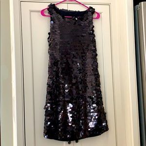 Fun black dress with sequence.